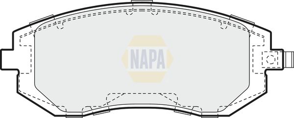 Napa NBP1514 Brake Pad Set, disc brake - 1