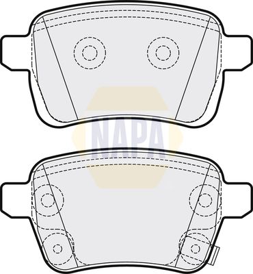 Napa NBP1515 Brake Pad Set, disc brake - 1