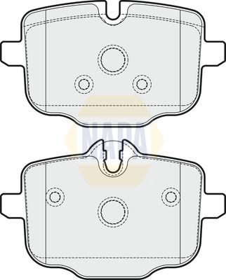 Napa NBP1517 Brake Pad Set, disc brake - 1