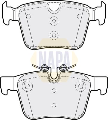 Napa NBP1520 Brake Pad Set, disc brake - 1