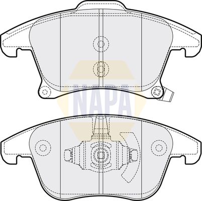 Napa NBP1523 Brake Pad Set, disc brake - 1