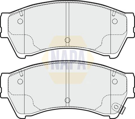 Napa NBP1525 Brake Pad Set, disc brake - 1