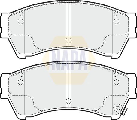 Napa NBP1525 Brake Pad Set, disc brake - 1