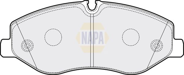 Napa NBP1526 Brake Pad Set, disc brake - 1