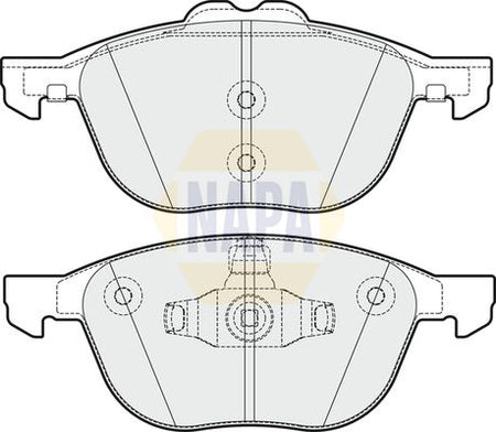 Napa NBP1534 Brake Pad Set, disc brake - 1