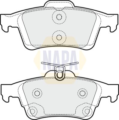 Napa NBP1541 Brake Pad Set, disc brake - 1