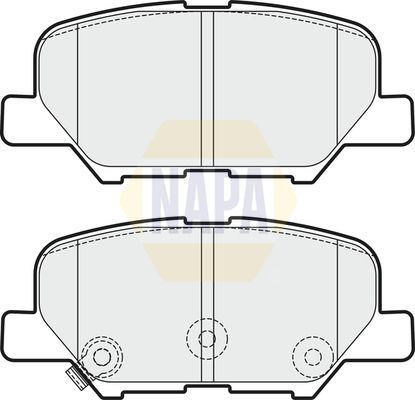 Napa NBP1546 Brake Pad Set, disc brake - 1
