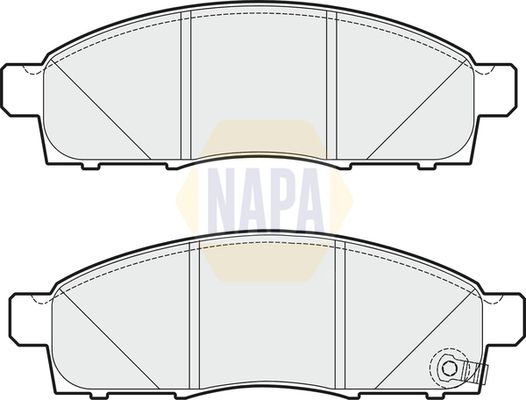 Napa NBP1552 Brake Pad Set, disc brake - 1