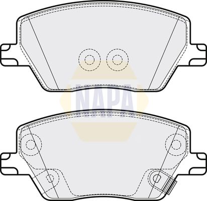 Napa NBP1556 Brake Pad Set, disc brake - 1