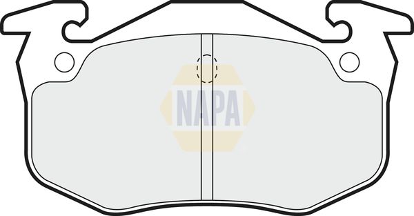 Napa NBP1558 Brake Pad Set, disc brake - 1