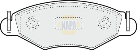 Napa NBP1560 Brake Pad Set, disc brake - 1