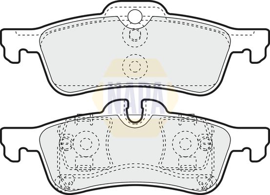 Napa NBP1562 Brake Pad Set, disc brake - 1