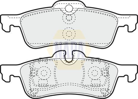 Napa NBP1562 Brake Pad Set, disc brake - 1