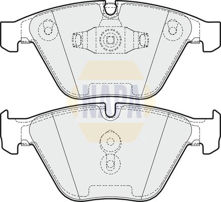 Napa NBP1564 Brake Pad Set, disc brake - 1