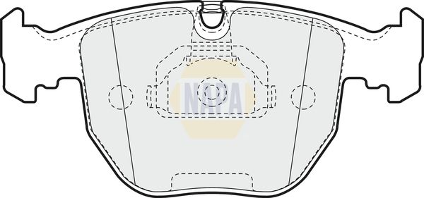 Napa NBP1567 Brake Pad Set, disc brake - 1