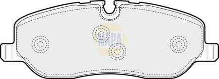 Napa NBP1570 Brake Pad Set, disc brake - 1