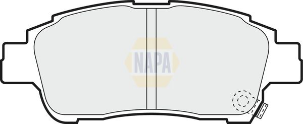 Napa NBP1571 Brake Pad Set, disc brake - 1