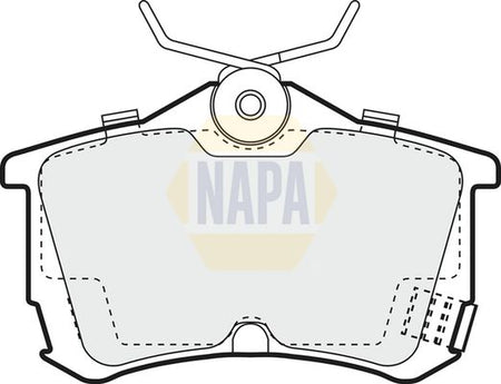 Napa NBP1573 Brake Pad Set, disc brake - 1