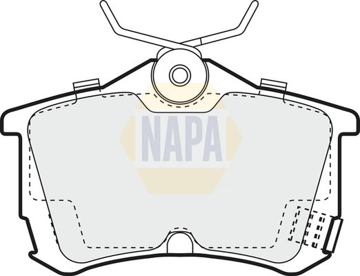 Napa NBP1573 Brake Pad Set, disc brake - 1
