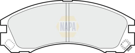 Napa NBP1574 Brake Pad Set, disc brake - 1