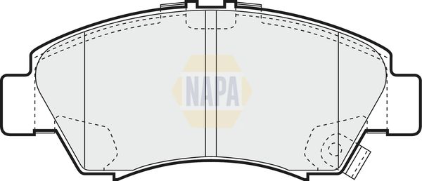 Napa NBP1575 Brake Pad Set, disc brake - 1