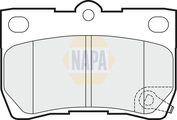 Napa NBP1579 Brake Pad Set, disc brake - 1
