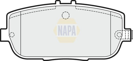 Napa NBP1581 Brake Pad Set, disc brake - 1