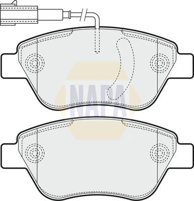 Napa NBP1584 Brake Pad Set, disc brake - 1