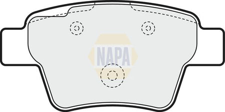 Napa NBP1585 Brake Pad Set, disc brake - 1