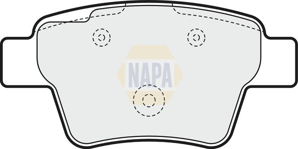 Napa NBP1585 Brake Pad Set, disc brake - 1