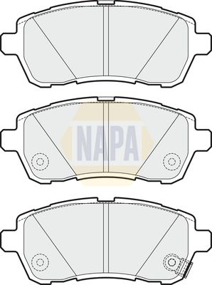 Napa NBP1588 Brake Pad Set, disc brake - 1