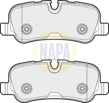 Napa NBP1591 Brake Pad Set, disc brake - 1