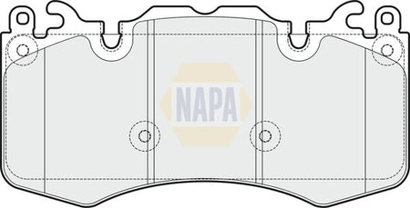 Napa NBP1593 Brake Pad Set, disc brake - 1