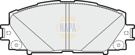 Napa NBP1594 Brake Pad Set, disc brake - 1