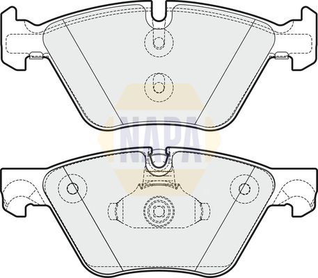 Napa NBP1597 Brake Pad Set, disc brake - 1