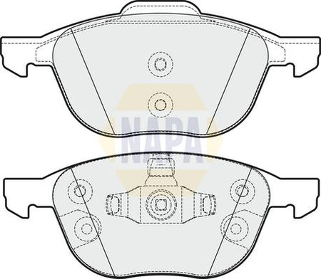 Napa NBP1599 Brake Pad Set, disc brake - 1