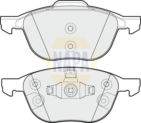 Napa NBP1599 Brake Pad Set, disc brake - 1