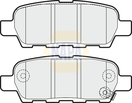 Napa NBP1600 Brake Pad Set, disc brake - 1