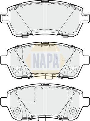 Napa NBP1602 Brake Pad Set, disc brake - 1
