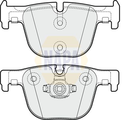 Napa NBP1606 Brake Pad Set, disc brake - 1