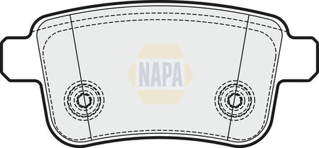 Napa NBP1611 Brake Pad Set, disc brake - 1