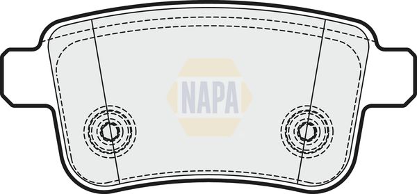 Napa NBP1611 Brake Pad Set, disc brake - 1