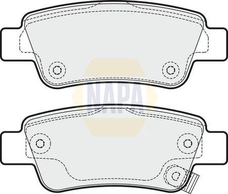 Napa NBP1612 Brake Pad Set, disc brake - 1