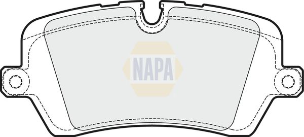 Napa NBP1614 Brake Pad Set, disc brake - 1
