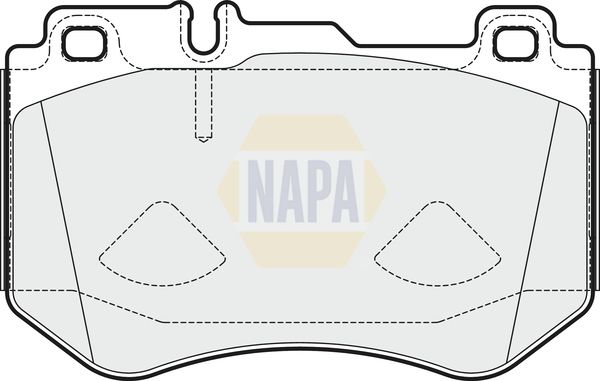 Napa NBP1621 Brake Pad Set, disc brake - 1