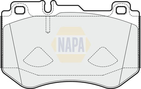 Napa NBP1621 Brake Pad Set, disc brake - 1