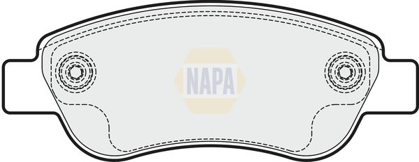 Napa NBP1623 Brake Pad Set, disc brake - 1