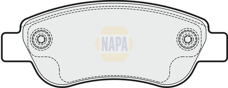 Napa NBP1623 Brake Pad Set, disc brake - 1