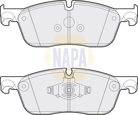 Napa NBP1625 Brake Pad Set, disc brake - 1