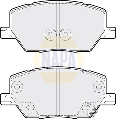 Napa NBP1626 Brake Pad Set, disc brake - 1